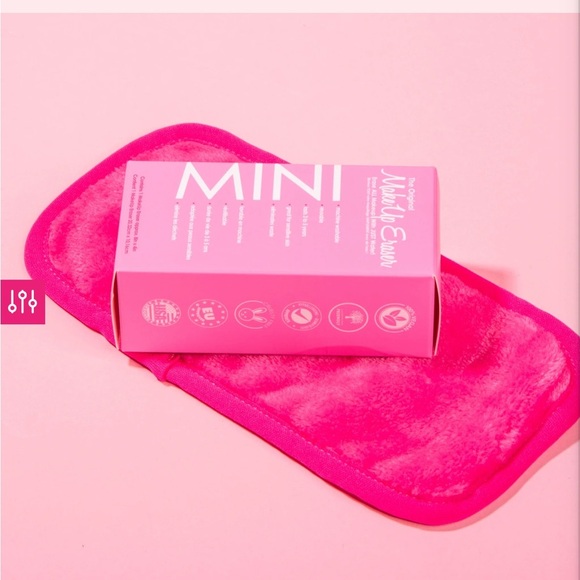 MAKEUP ERASER remover Mini Pink reusable sustainable soft wipes travel vacation - Picture 1 of 4